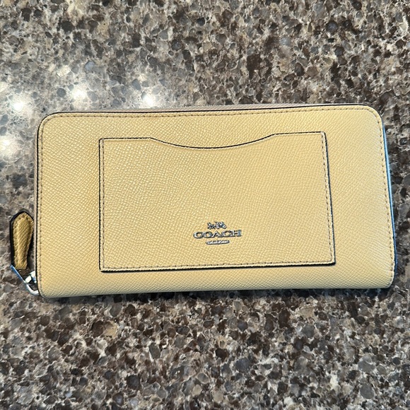 Coach Handbags - Yellow Coach Wallet